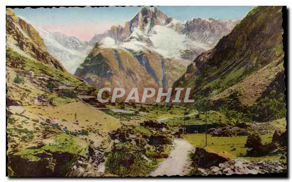 Rodovia da Bfrarde e os Fcrins — vista de montanha — Éditions Oiddoux, Grenoble - Frente