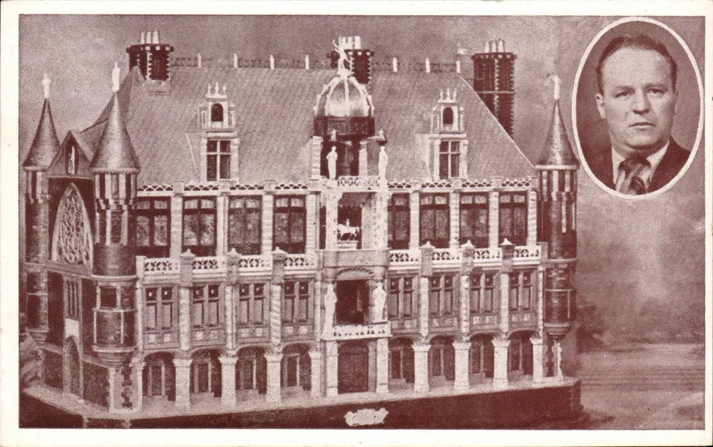 Schloss der Träume — Ausführung durch einen Taubstummen aus Brest — I.C.A. 17 Rue Jean-Jaurès - Brest - Vorderseite