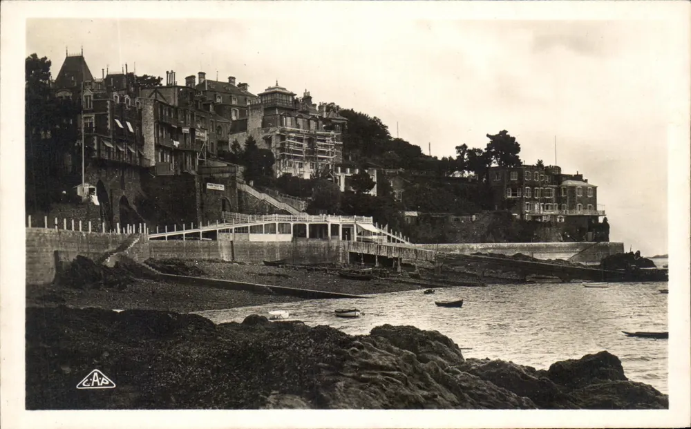 Dinard (Ille-et-Vilaine) — La Pointe de Bric à Brac und der Embarkationspier der Vedettes — Édition de Luxe A. Lamiré, Rennes - Vorderseite