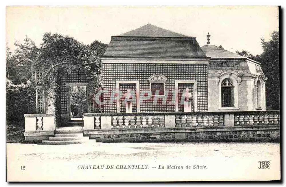 Castelo de Chantilly — A Casa de Silvie — Imp. Créteil - Frente
