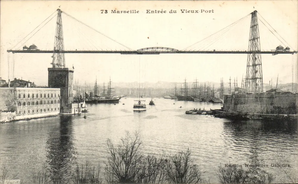Marseille — Eingang zum Alten Hafen — Edition Nouvelles Galeries, n°78 - Vorderseite