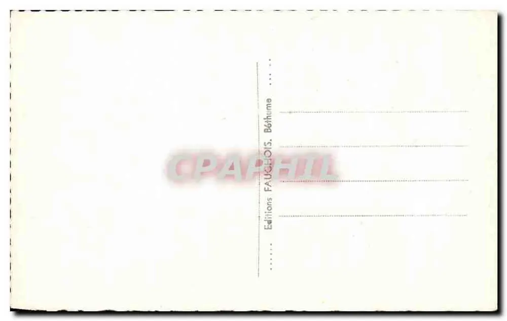 Boulogne-sur-Mer — El Puerto (a marea baja) — Ediciones Fauchois, Béthune - Reverso