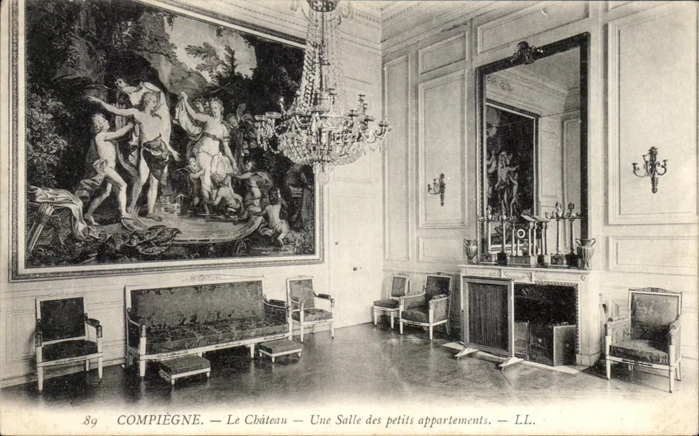 Compiègne — Das Schloss — Ein kleines Zimmer — LL. - Vorderseite