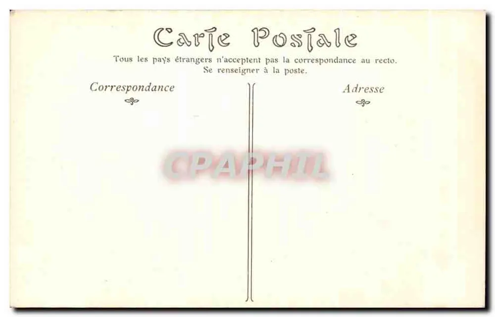 O Castelo de La Malmaison — vista do interior dos jardins — ND Phot, cerca de 1886 - Verso