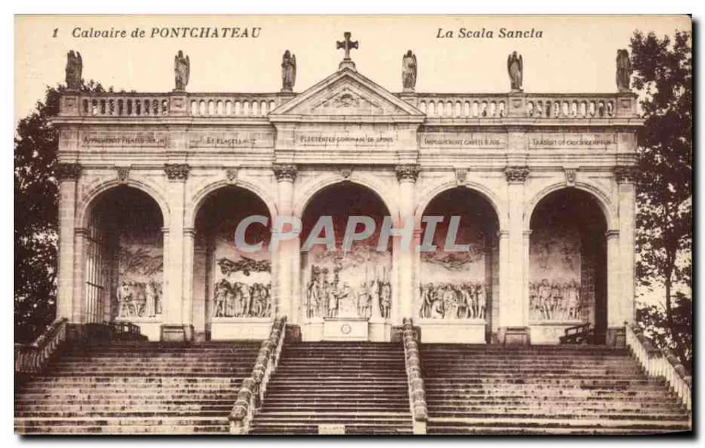Calvário de PONTCHATEAU — A Scala Sancta — J. Nozaïre, Nantes - Frente