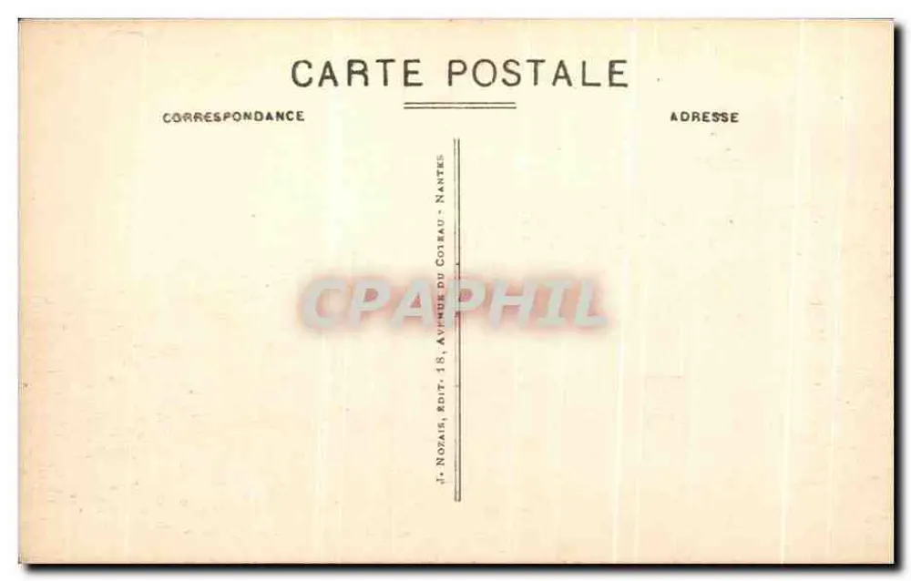 Calvaire de Pontchâteau — Station XIV: Jesus zum Grab getragen — J. Nozaïs, Verlag, 18, Avenue du Corbeau, Nantes - Rückseite