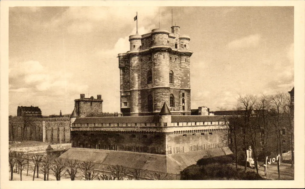 Vincennes (Seine) — O donjon do castelo — Les Éditions d'Art Yvon, Paris - Frente