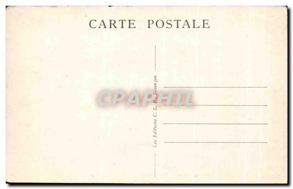 Dijon - Fontaine do Square Darcy — editor Les Éditions C. L. B. Jacaunçon, n° 3010 - Verso