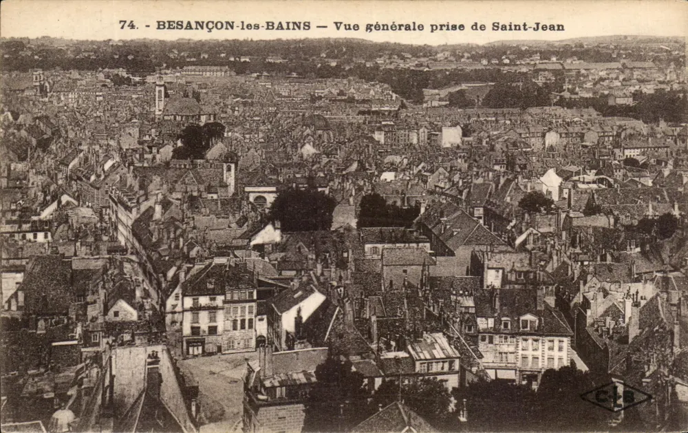Besançon-les-Bains — Allgemeiner Blick von Saint-Jean — C.L.B. - Vorderseite