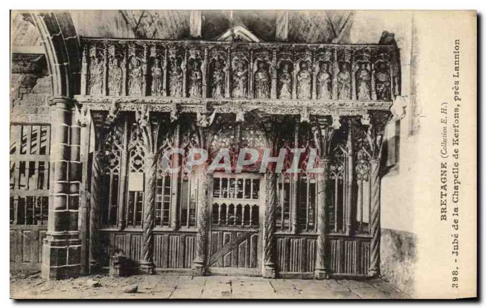 Kapelle der Jubé - Lannion, nahe Kerfons - Bretagne — Sammlung E.H. n°398 - Vorderseite