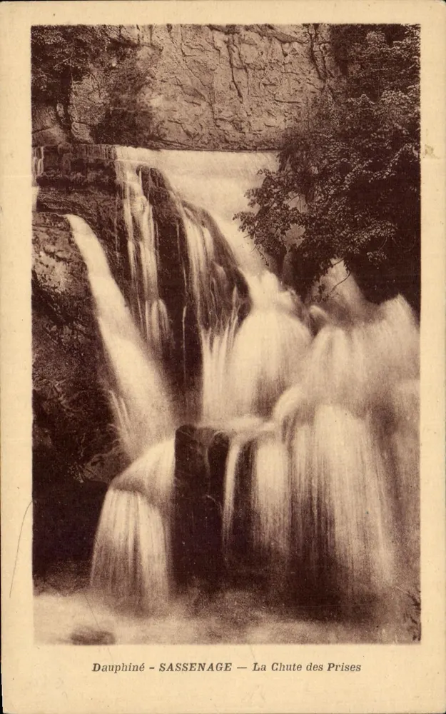 Dauphiné - Sassenage — Der Fall der Wasserfälle - Vorderseite