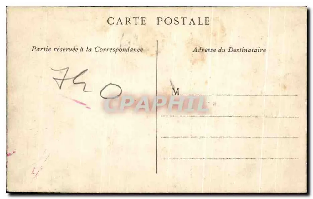 Lac d'Annecy — Duingt und das Ende des Sees — Edition A. Gardet - Annecy - Rückseite