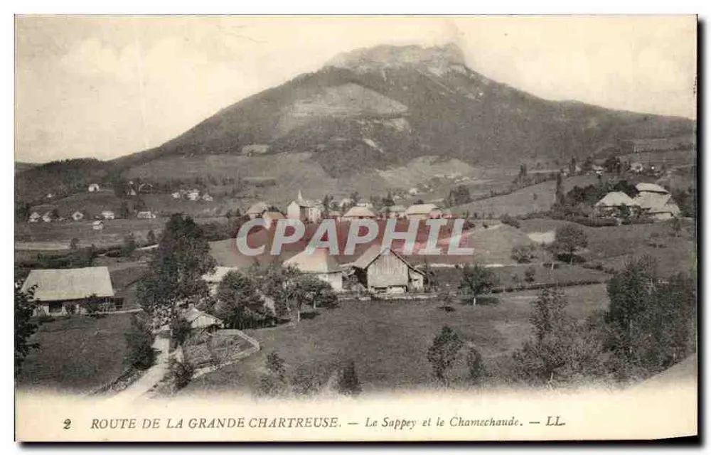 Route de la Grande Chartreuse — Le Sappey und Le Chamechaude — LL - Vorderseite