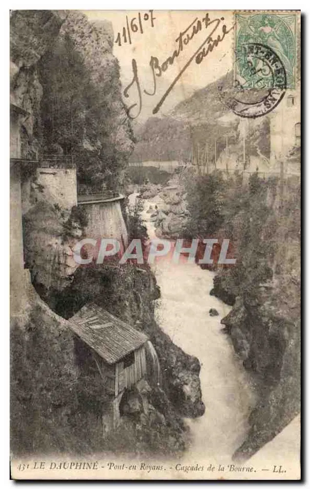 LE DAUPHINÉ - Pont-en-Royans - Cascades de la Bourne — LL. - Vorderseite