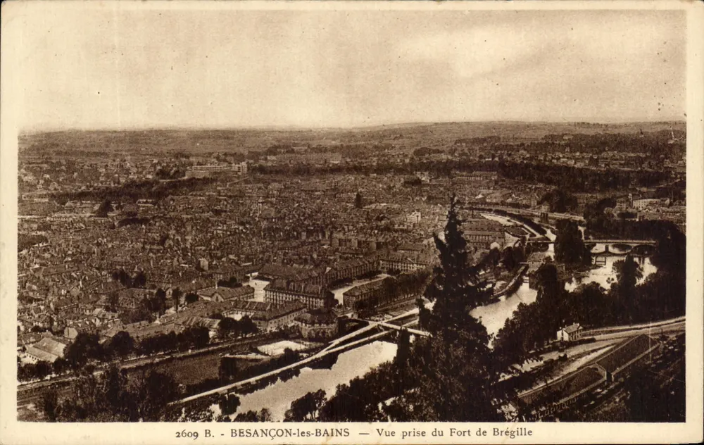 Besançon-les-Bains — Ansicht vom Fort de Brégille — Edition La Cigogne - Val-d'Alai - Vorderseite