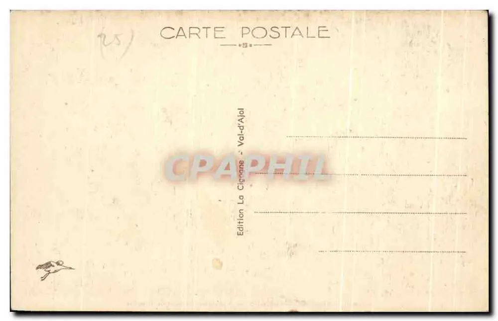 Besançon-les-Bains — Ansicht vom Fort de Brégille — Edition La Cigogne - Val-d'Alai - Rückseite