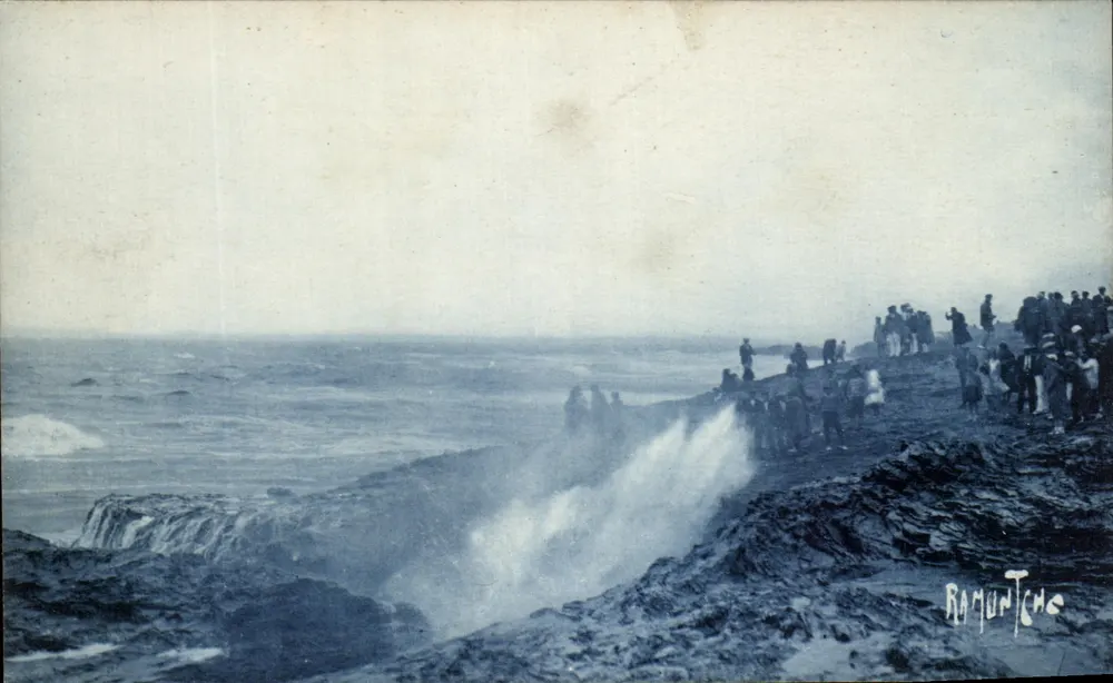 Sion-sur-Océan - Croix-de-Vie — Die Vendée Promenade — 'Der Wasserstrahl' — Éditions Artistiques Raymond Bergevin - Vorderseite