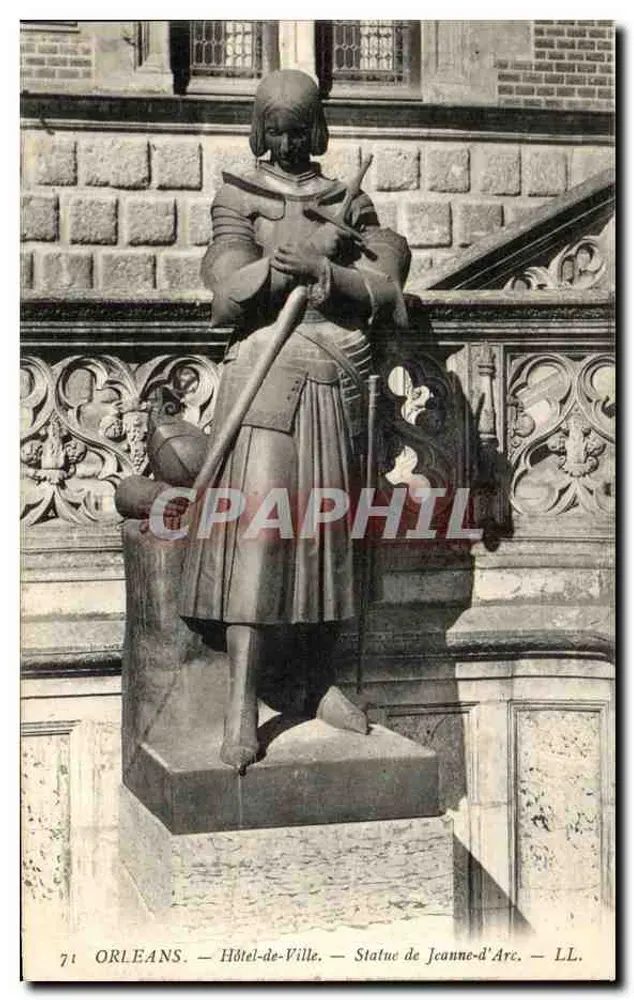 Orléans — Rathaus — Statue der Jeanne d'Arc — LL. — n°71 - Vorderseite