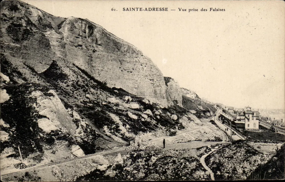 Sainte-Adresse — Ansicht vom Kliff — Verlag E.D. Nr. 61 - Vorderseite