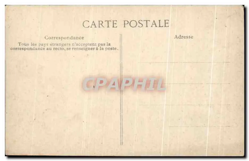 Sainte-Adresse — Ansicht vom Kliff — Verlag E.D. Nr. 61 - Rückseite