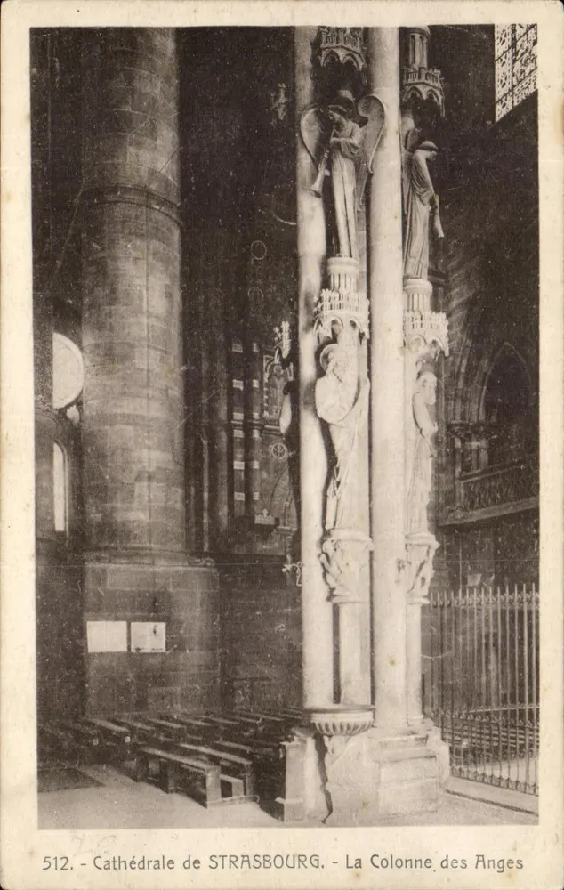 Kathedrale von Straßburg — Säule der Engel — Verlag Mandosé - Vorderseite