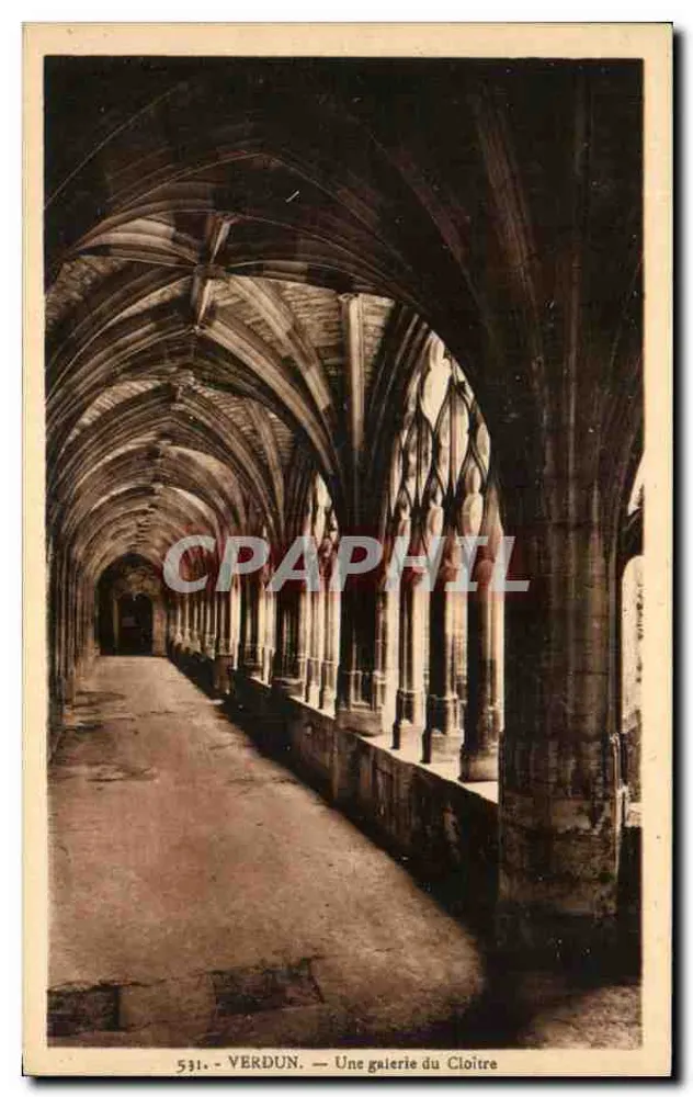Verdun — Uma galeria do Claustro — N° 531 - Frente