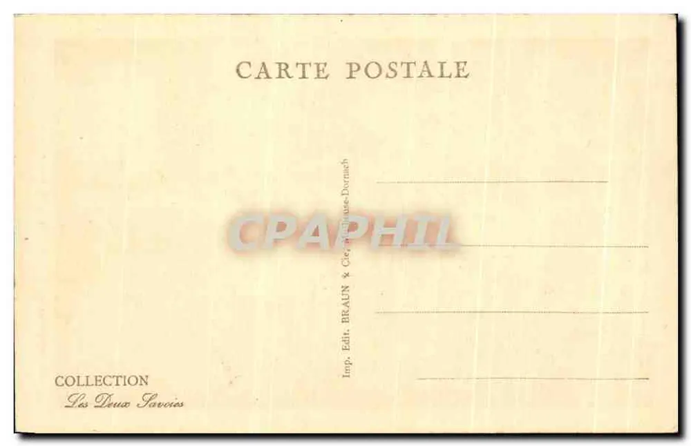Lovagny — Las Gorges del Fier — Colección Les Deux Savoies - Reverso
