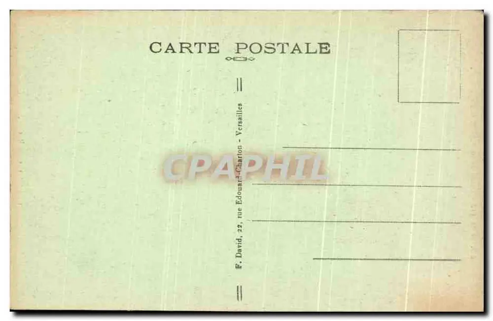 Abtei Notre-Dame de la ROCHE (13. Jahrhundert) — Der Portal und die Rosefenster — Verlag F. David, Versailles - Rückseite