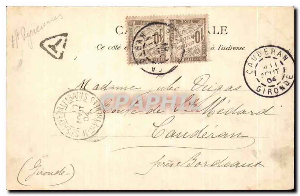 Luz — A Igreja, vista lateral — D. T., Editor, Lourdes, n° 332 - Verso