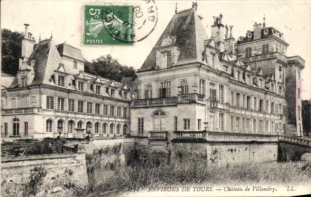 Em torno de Tours — Castelo de Villandry. LL. - Frente