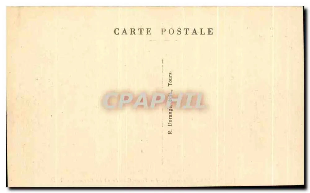 CROZANT (Creuse) — La Tour Carrée und die Creuse — R. D. - Rückseite