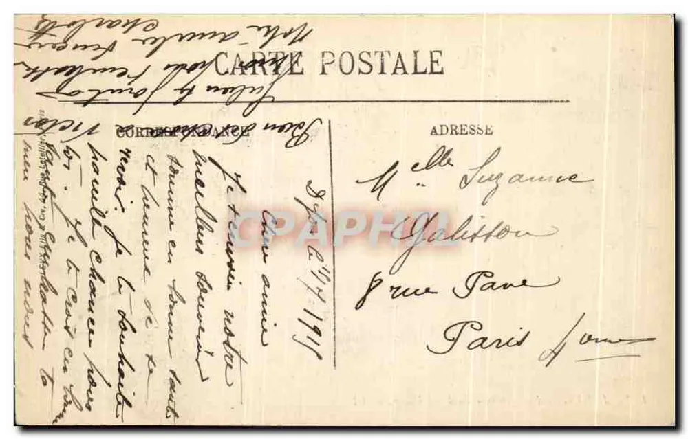 Dijon — Vista geral do Parc Darcy — LL - Verso