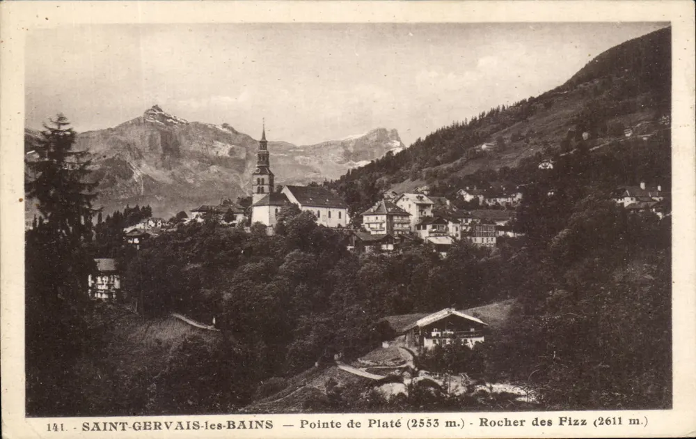 Saint-Gervais-les-Bains — Pointe de Platé (2553 m.) - Rocher des Fizz (2611 m.) - Vorderseite