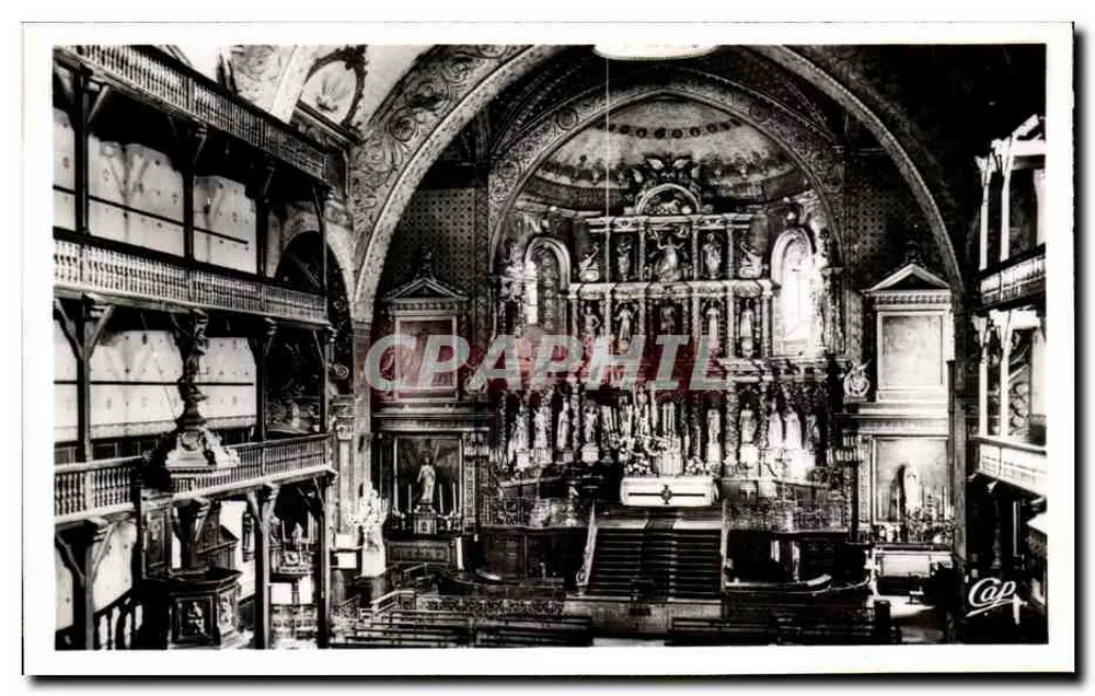 Innenraum der Kirche Saint-Jean-Baptiste — Saint-Jean-de-Luz — Verlag C.A.P. Nr. 139 - Vorderseite