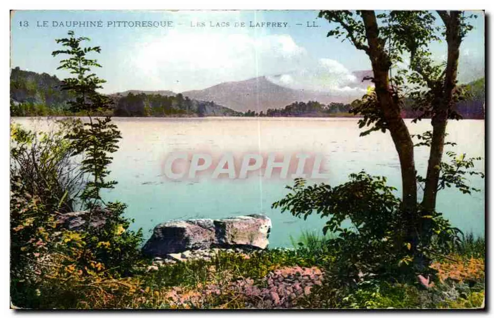 Die Lacs de Laffrey — Das pittoreske Dauphiné — LL - Vorderseite