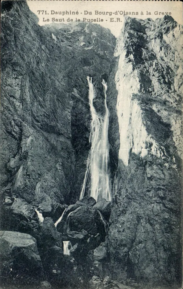Le Saut de la Pucelle - Dauphiné - Von Bourg-d'Oisans nach la Grave - E.R. - n°771 - Vorderseite