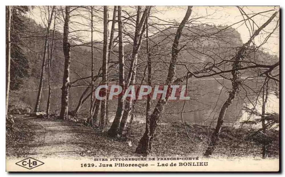 Lago de Bonlieu — Jura Pittoresque — Franche-Comté — C.L.B. 1629 - Frente