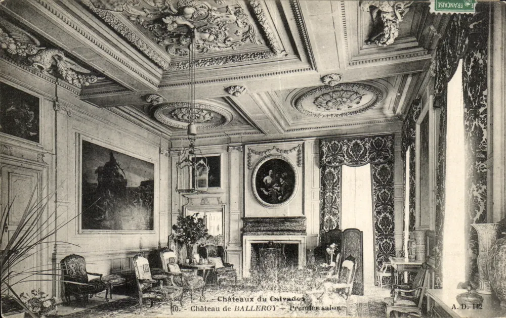 Schloss BALLERROY — Erster Salon — Schlosser des Calvados - Vorderseite