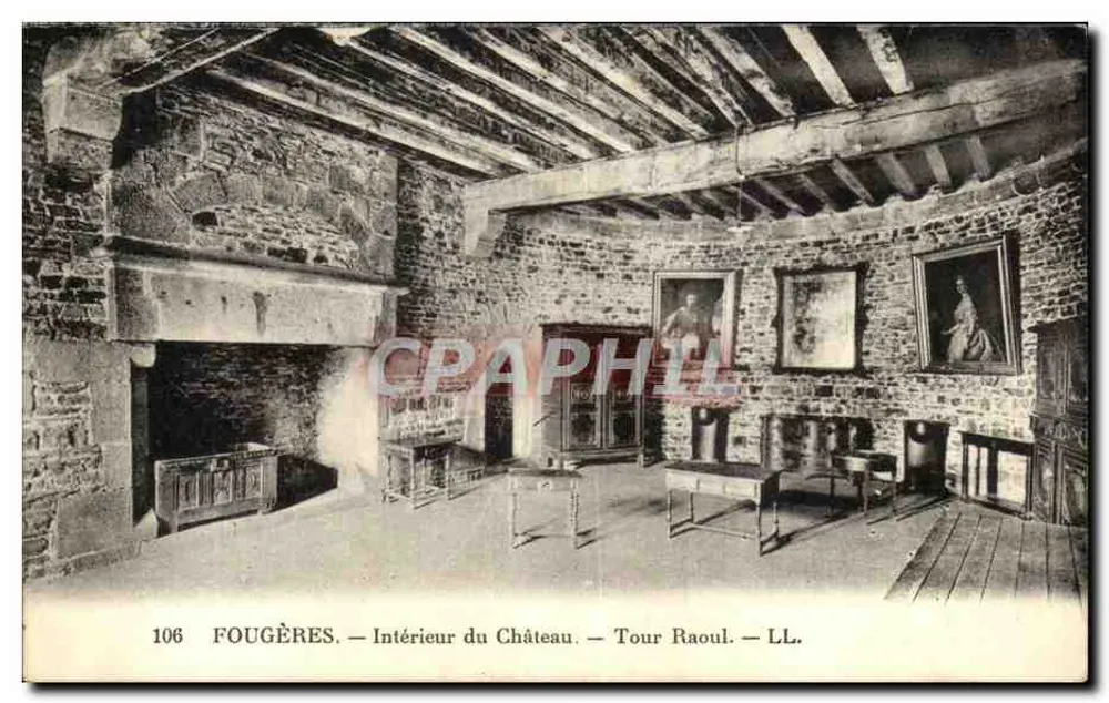 Fougères — Innenraum des Schlosses — Tour Raoul — LL. - Vorderseite