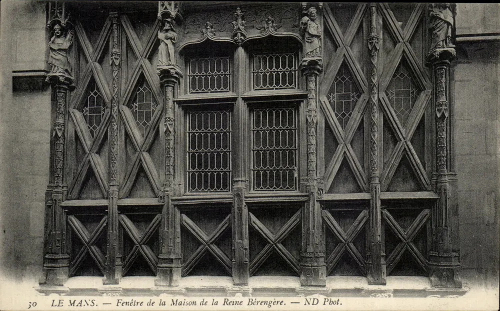 Le Mans — Fenster der Maison de la Reine Bérengère — ND Phot. - Vorderseite