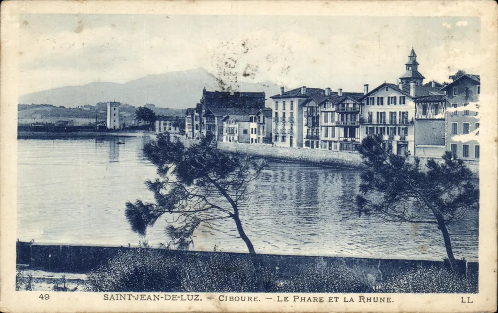 Saint-Jean-de-Luz — Ciboure — Le Phare et la Rhune — éditeur LL, n°49 - Vorderseite