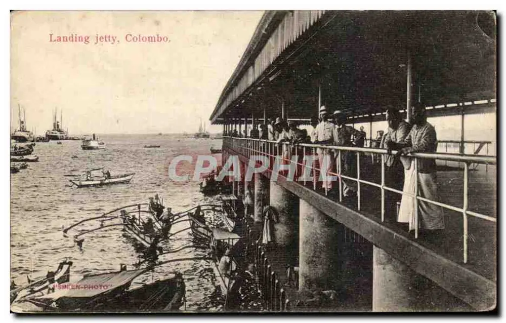 Píer de desembarque, Colombo — Série 'SMEEN PHOTO' - Frente
