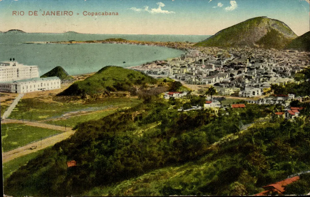 Rio de Janeiro - Copacabana — vista panorâmica — editor desconhecido - Frente