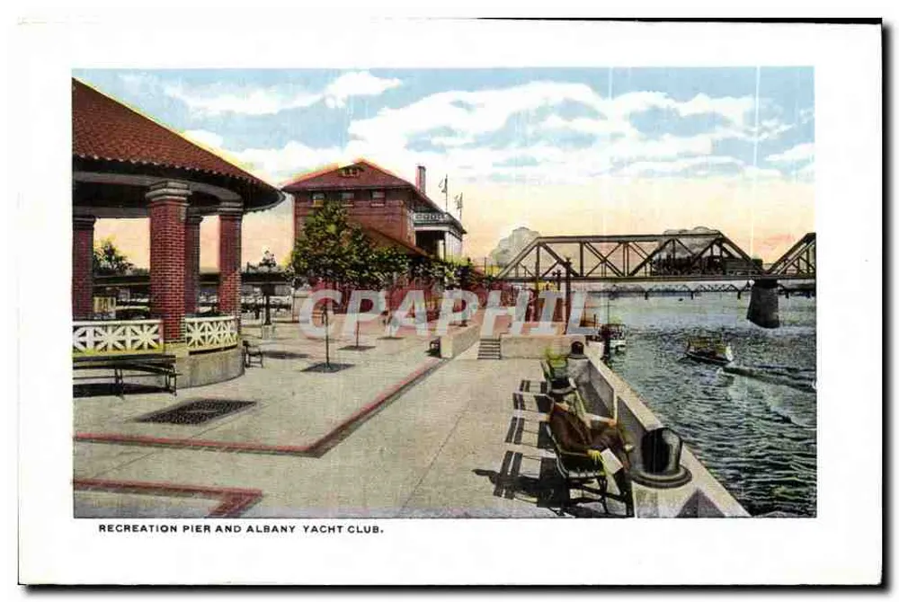 D. & H. AND JOURNAL BUILDING — vista panorâmica — editor desconhecido - Verso