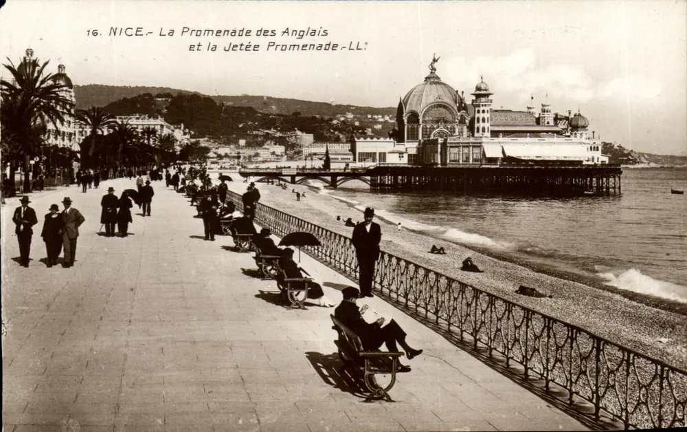 NICE - Die Promenade des Anglais und die Jetée Promenade - LL* - Vorderseite