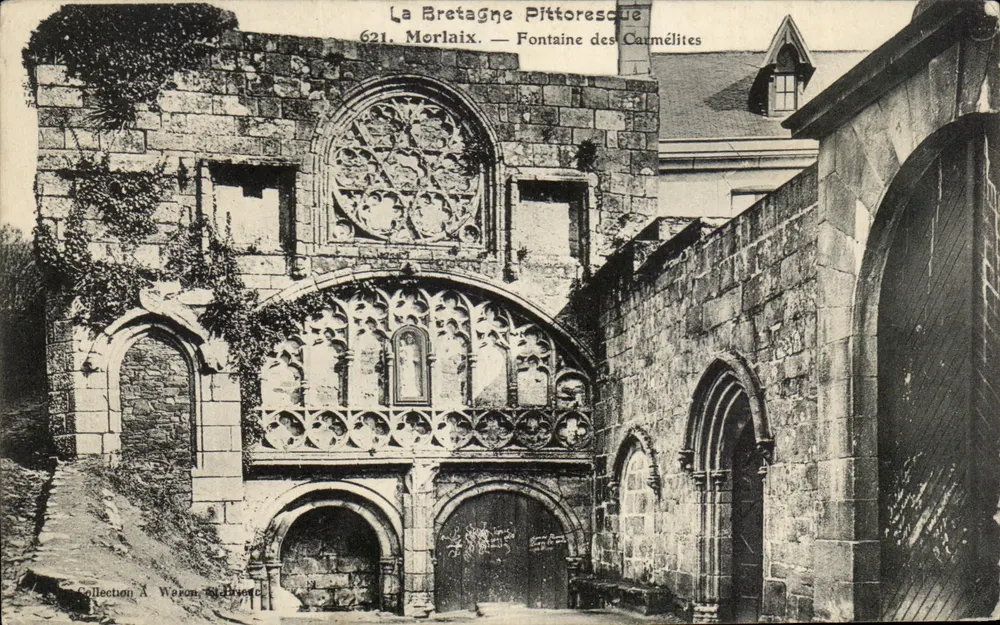 Fontaine des Carmélites — Morlaix — La Bretagne Pittoresque, n°621 - Anverso