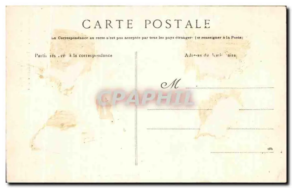 Saint-Pol-de-Léon — Der Tagesschifferturm — Sammlung VILARD, Quimper - Rückseite