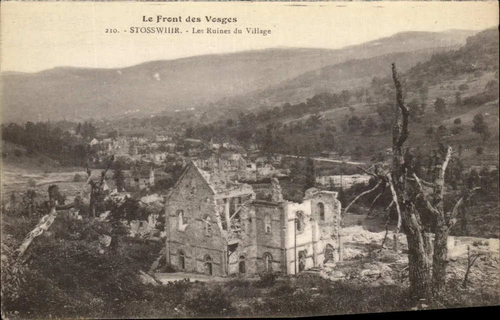 Stosswhir - Ruinen des Dorfes — Front der Vosges, 210 - Vorderseite