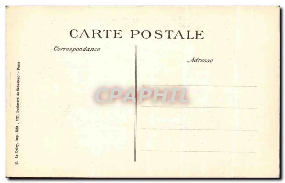 Arras — Das Rathaus und die Halle-Turm — zerstört 1914-15 - Rückseite