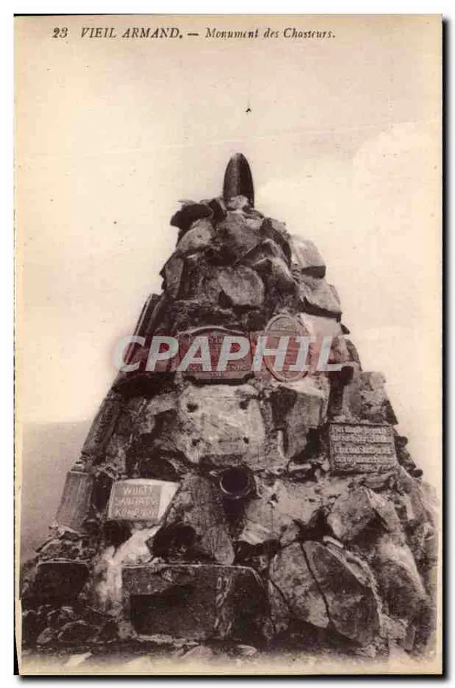 Alt Armand — Denkmal der Chosteurs - Vorderseite